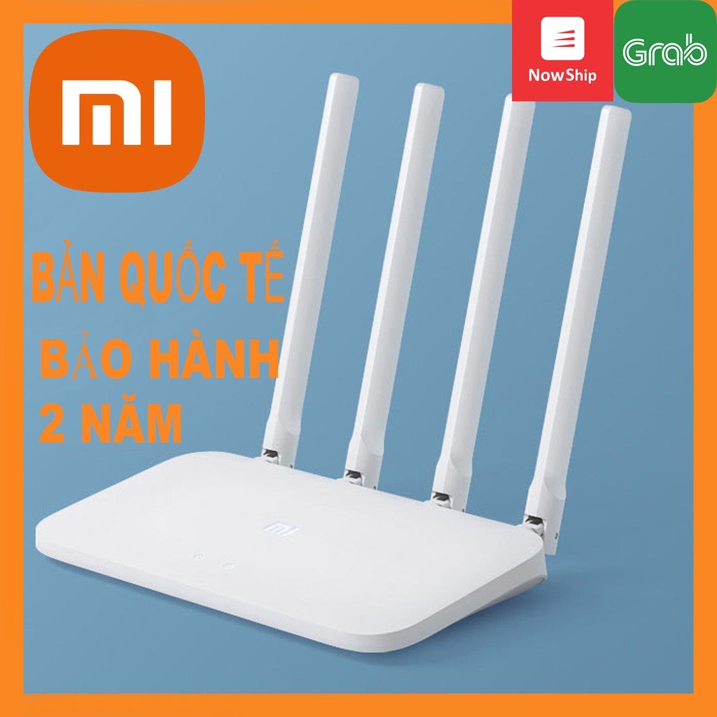 Modem WiFi Xiaomi 4C Bản Quốc Tế có chế độ kích sóng - phát xuyên tường  BH 2 năm