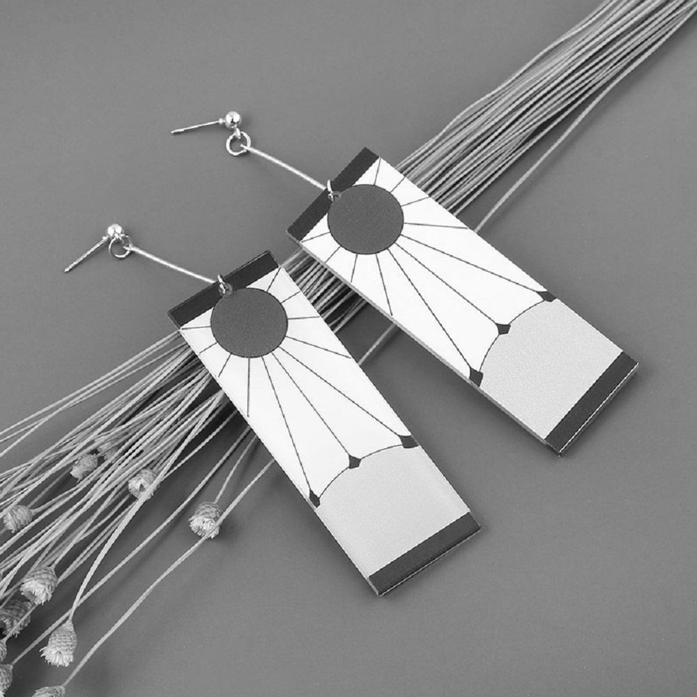 Bông Tai Acrylic Hình Bướm Kimetsu No Yaiba Thời Trang Cho Nam Và Nữ