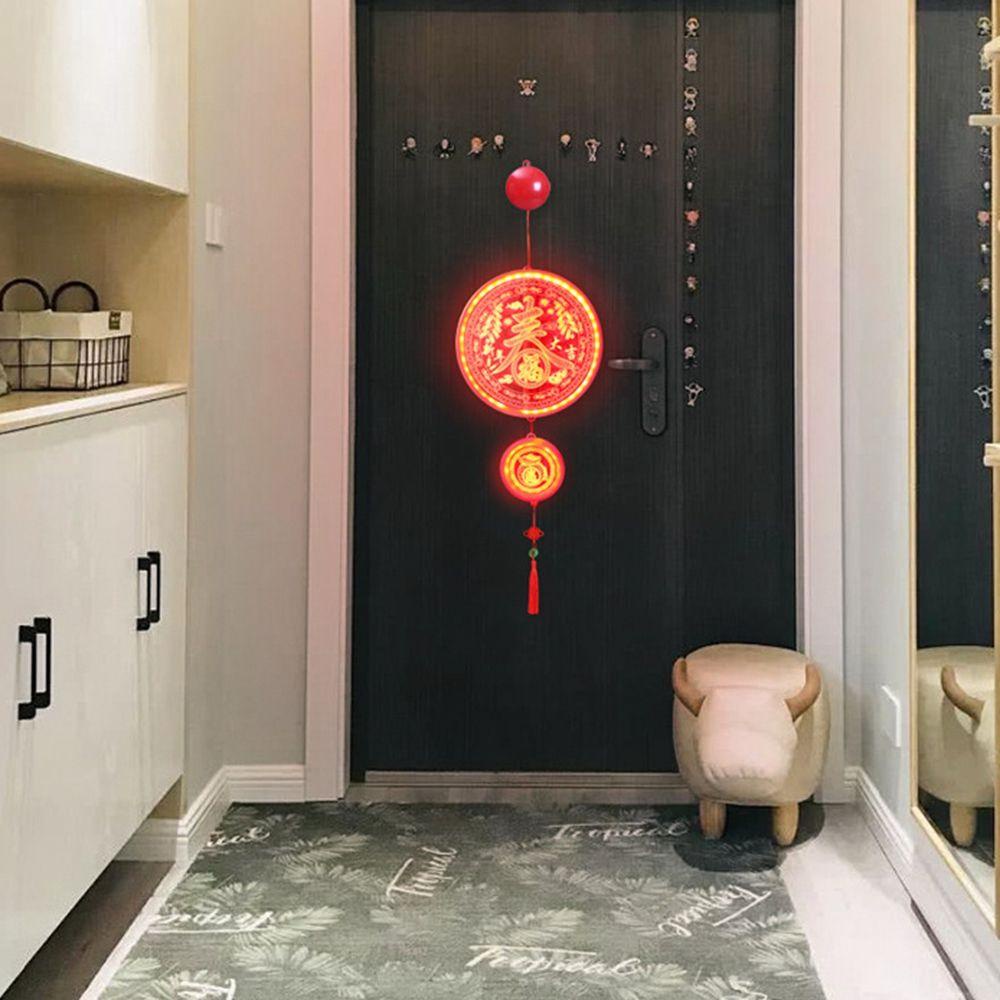 Đèn Lồng Treo Cửa Kính Trang Trí Năm Mới Phong Cách Trung Hoa