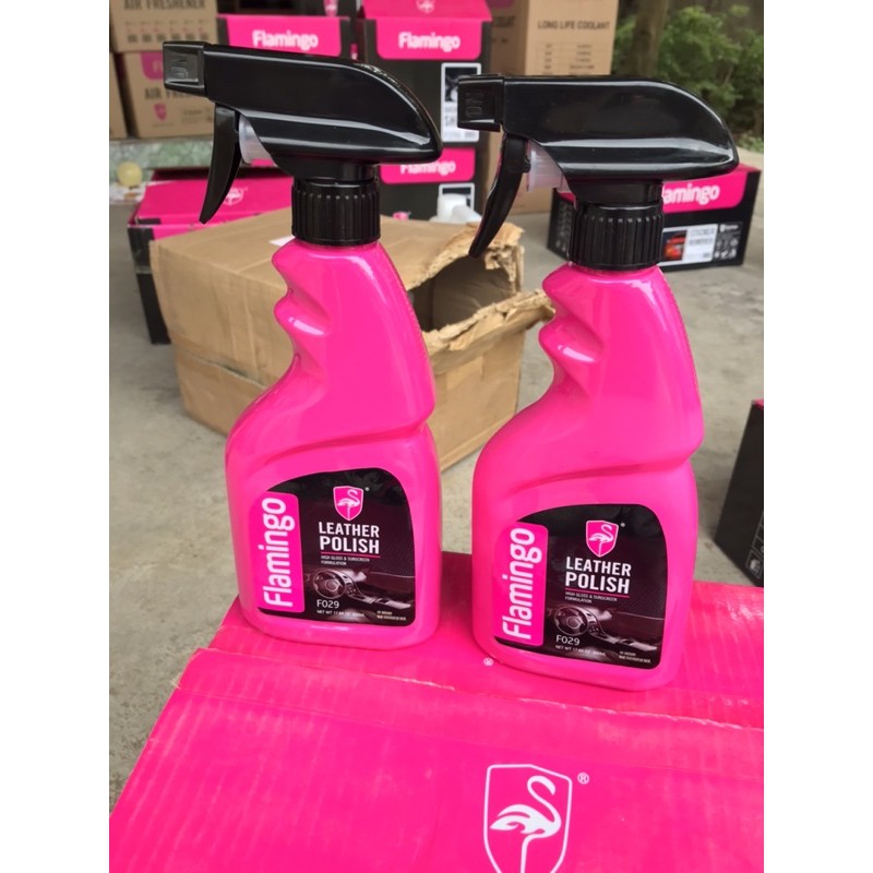Kem Dưỡng Bóng và Phục Hội Đồ Da Nội Thất Cao Cấp Flamingo F029 500ml
