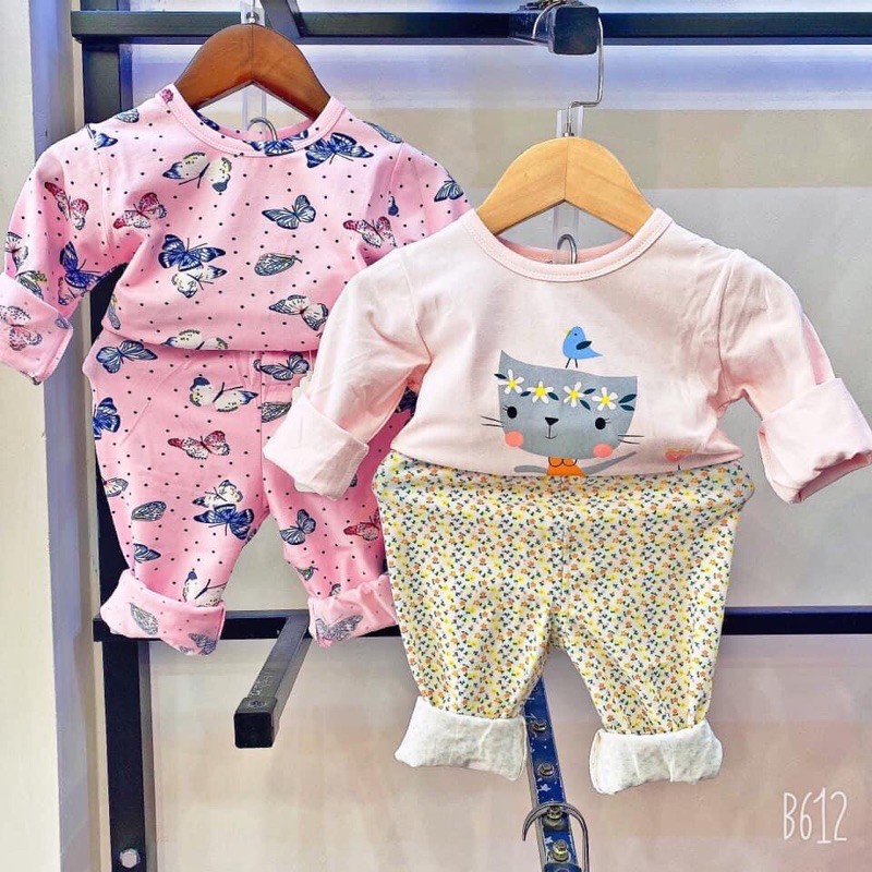 [Bé 25-35kg] Bộ dài tay cotton xuất cho bé trai, bé gái từ 25kg-35kg