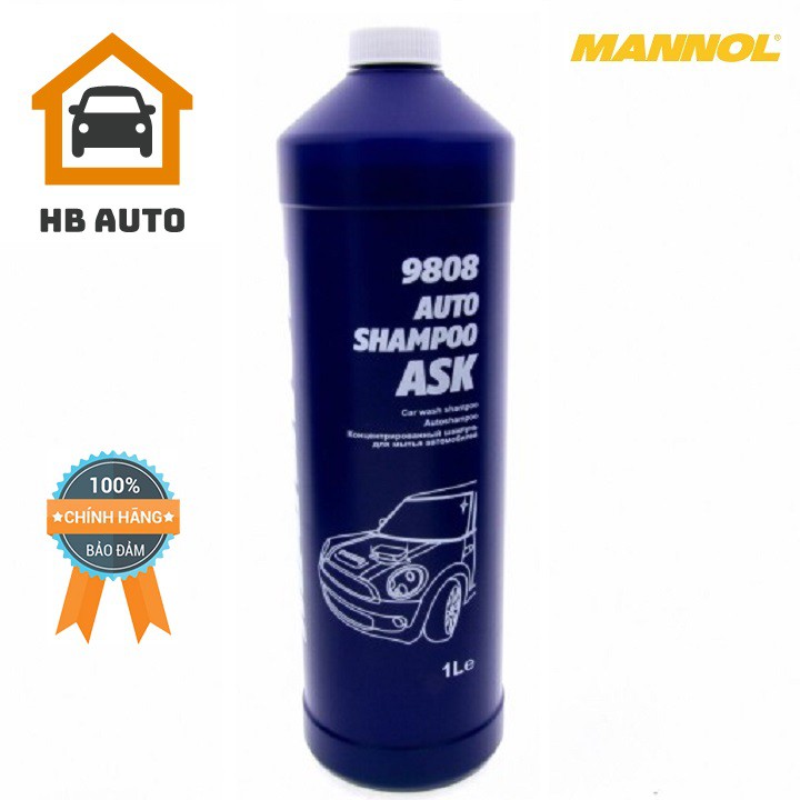 Chất Tẩy Rửa Cô Đặc MANNOL Auto Shampoo 9808 1000ml – HB AUTO