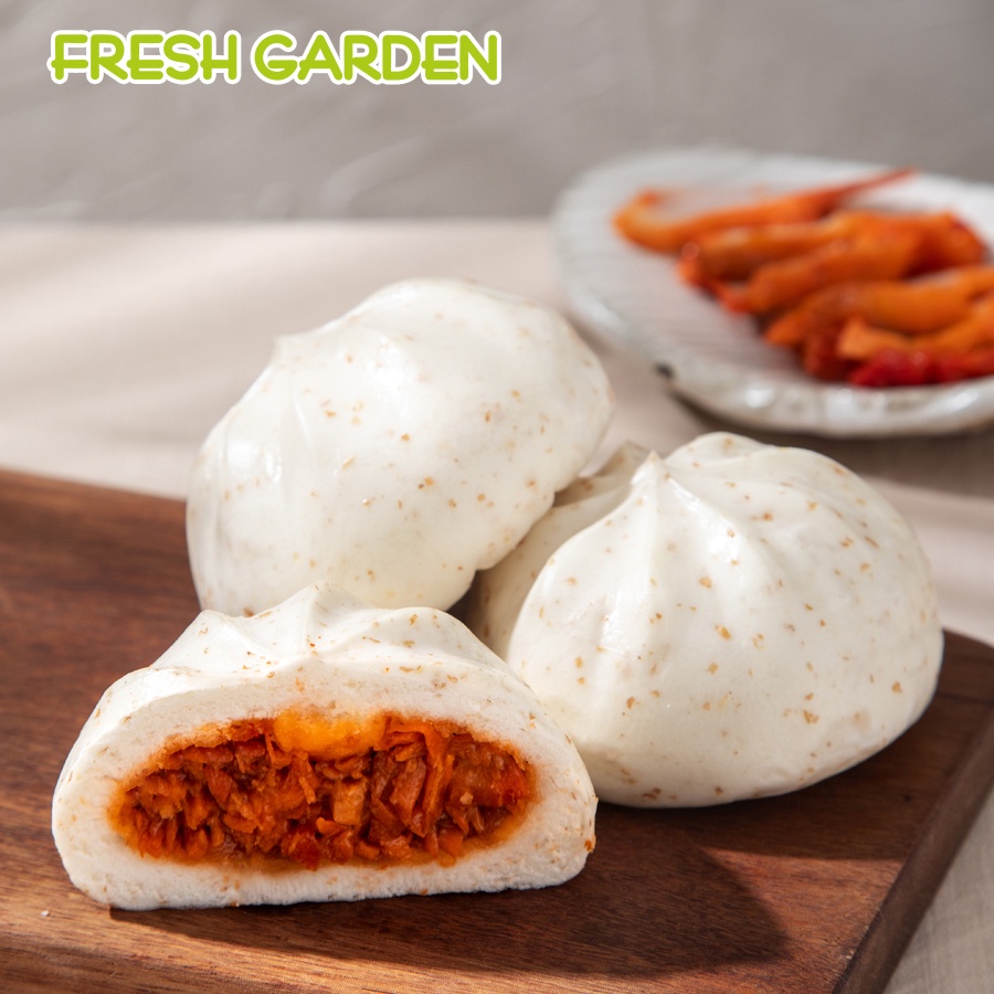 Bánh Bao FRESH GARDEN Thơm Ngon Với 5 Hương Vị Đầy Đủ Dưỡng Chất Cho Bữa Sáng Tiện Lợi 240g
