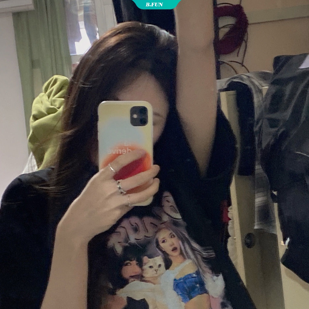 Áo Thun Cotton In Hình K-Pop Thời Trang Hàn Quốc 2022 Dành Cho Nam Nữ