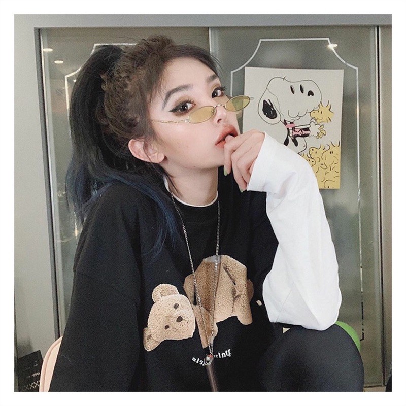 Áo phông Tee  form Oversize hoạ tiết in hình Plam Angel - thời trang Unisex