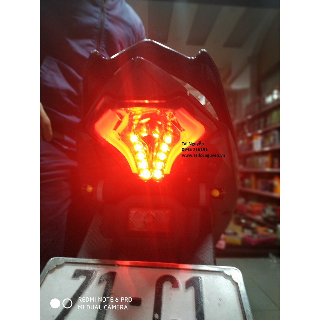 Đuôi Đèn Tích Hợp Xi Nhan Xe Ex150 Mẫu Malaysia