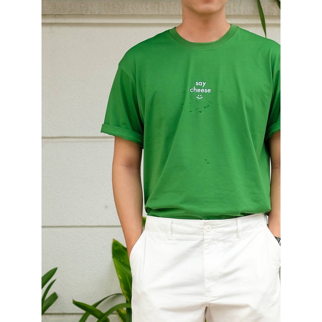 Áo thun unisex Say Cheese - 100% cotton - Chính hãng Hayho Concept