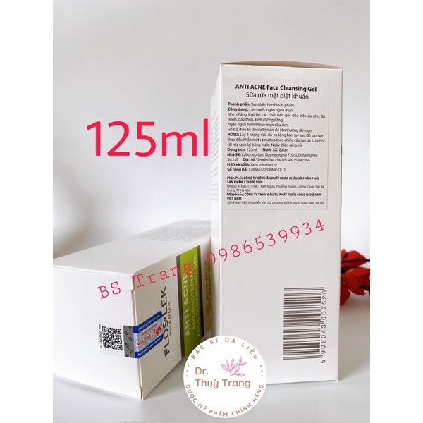 (TEM CHÍNH HÃNG) MẪU MỚI Sữa rửa mặt diệt khuẩn Floslek Pharma Antibacterial Face Cleansing Gel 125ml - 200ml | BigBuy360 - bigbuy360.vn