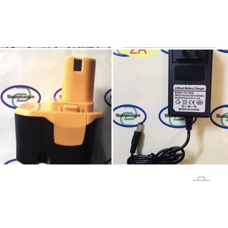 Pin Ryobi 12vol lion đóng mới 4Ah