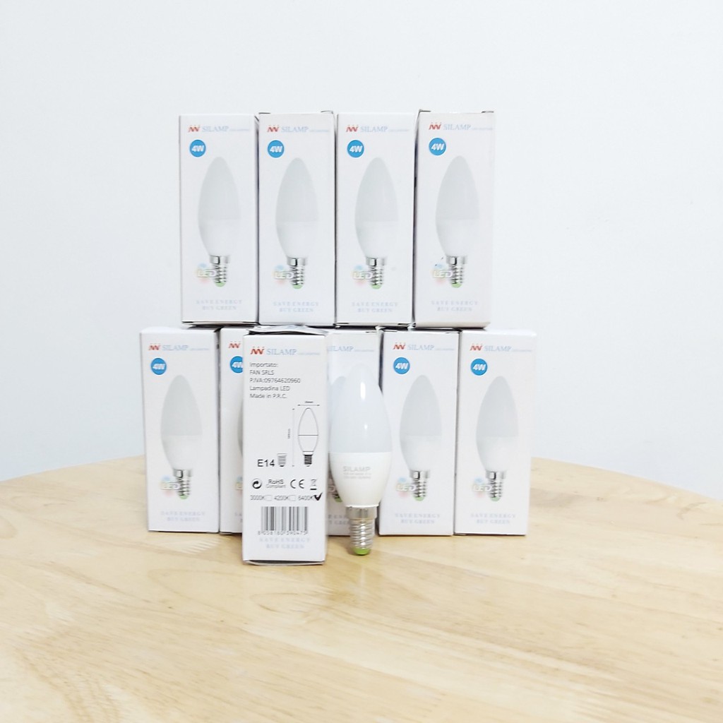 COMBO 10 BÓNG ĐÈN LED Búp B35 4W E14