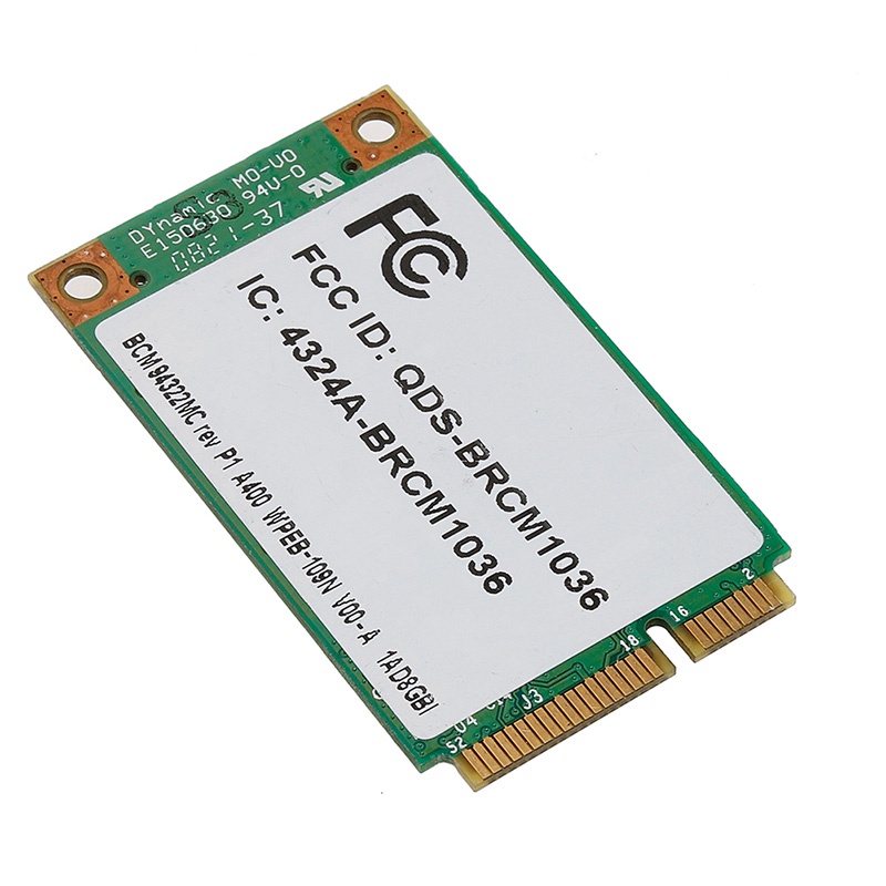 Thẻ WiFi WLAN Mini PCI-E 802.11BGN 300Mbps Không Dây Cho HP