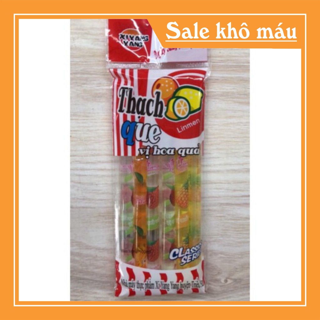 Thạch que trái cây (20 chiếc)