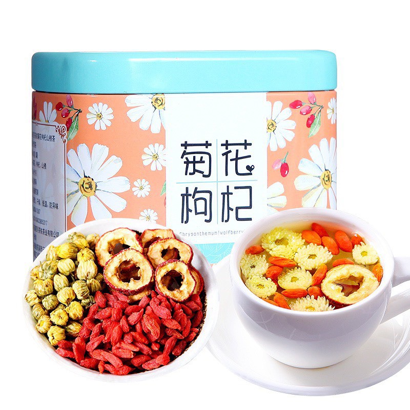 Trà hoa cúc sơn trà kỳ tử