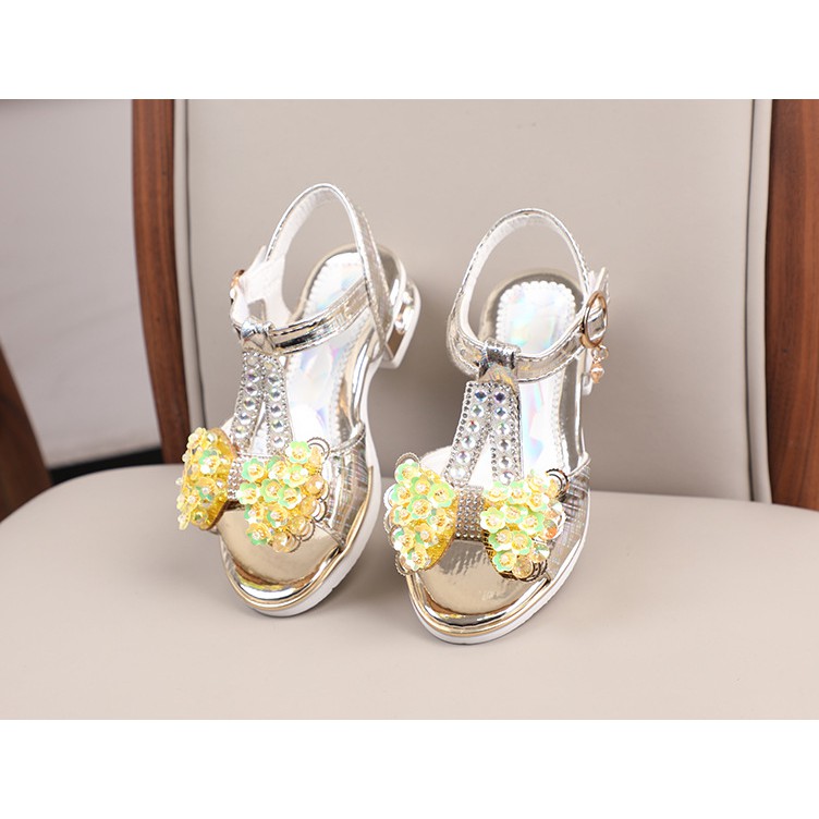 sandal công chúa bé gái size 26-36 sắc nét nổi bật