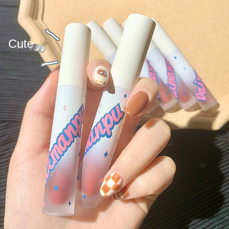 [Hàng mới về] Son kem DAIMANPU màu lì mịn như nhung kháng nước chất lượng cao | BigBuy360 - bigbuy360.vn