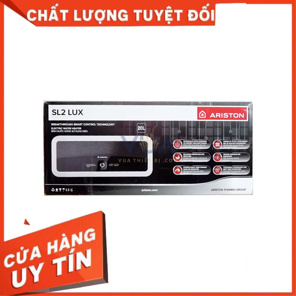 (NOWSHIP)BÌNH NÓNG LẠNH ARISTON SLIM2 LUX ECO 20 Lít- SL2 20 LUX ECO CHÍNH HÃNG -MÁY NƯỚC NÓNG