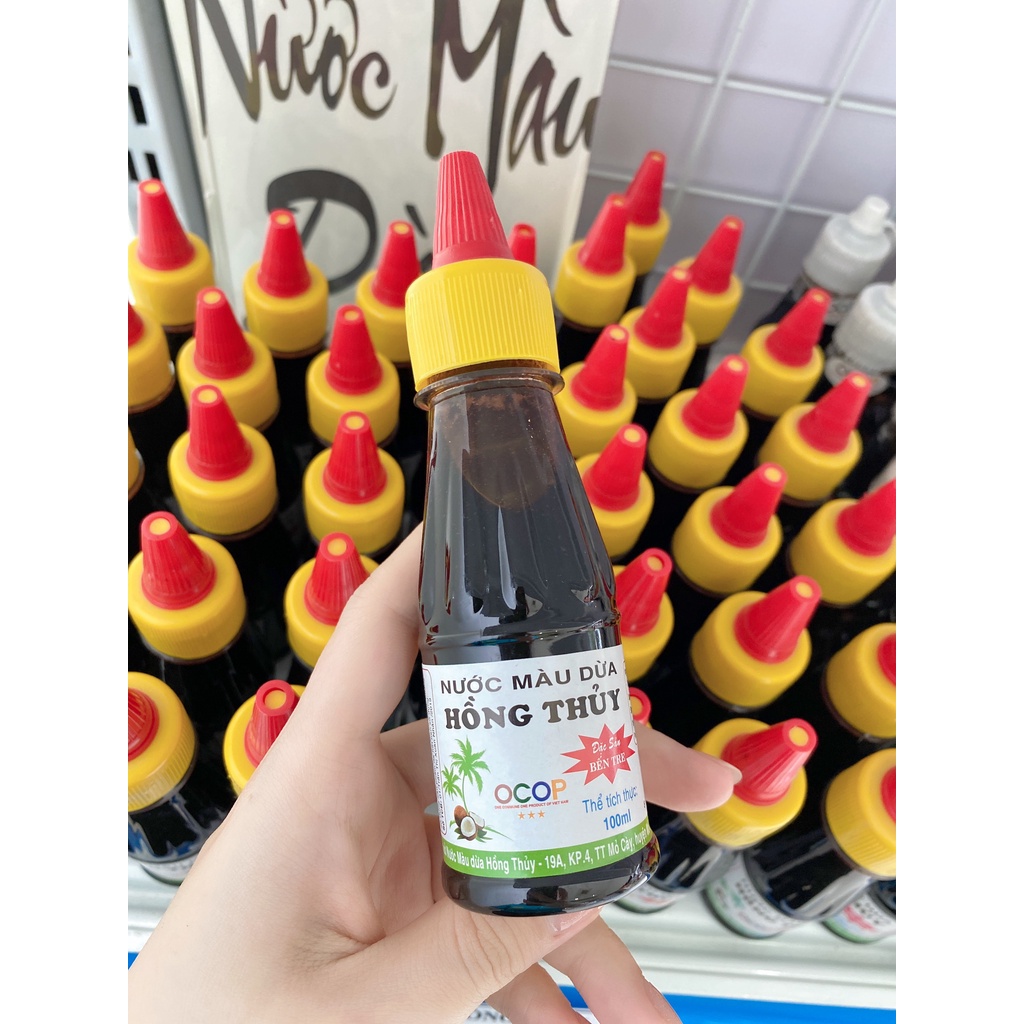 Nước màu dừa Hồng Thủy 100ml - Đặc sản Bến Tre
