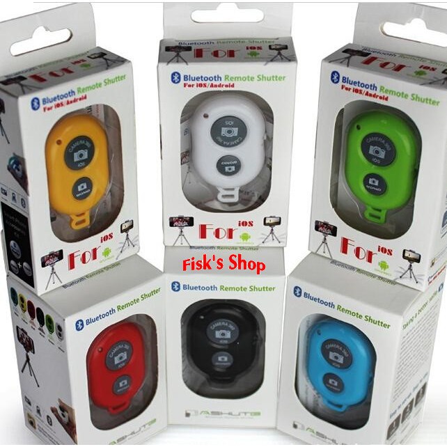 Nút Bấm Bluetooth Điều Khiển trong khoảng Xa Chụp Ảnh Tự Động Cho Smartphone, Iphone, Ipad, Samsung