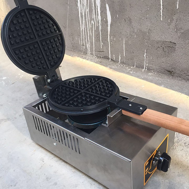 Máy Làm Bánh Waffle Công Nghiệp sử dụng Gas