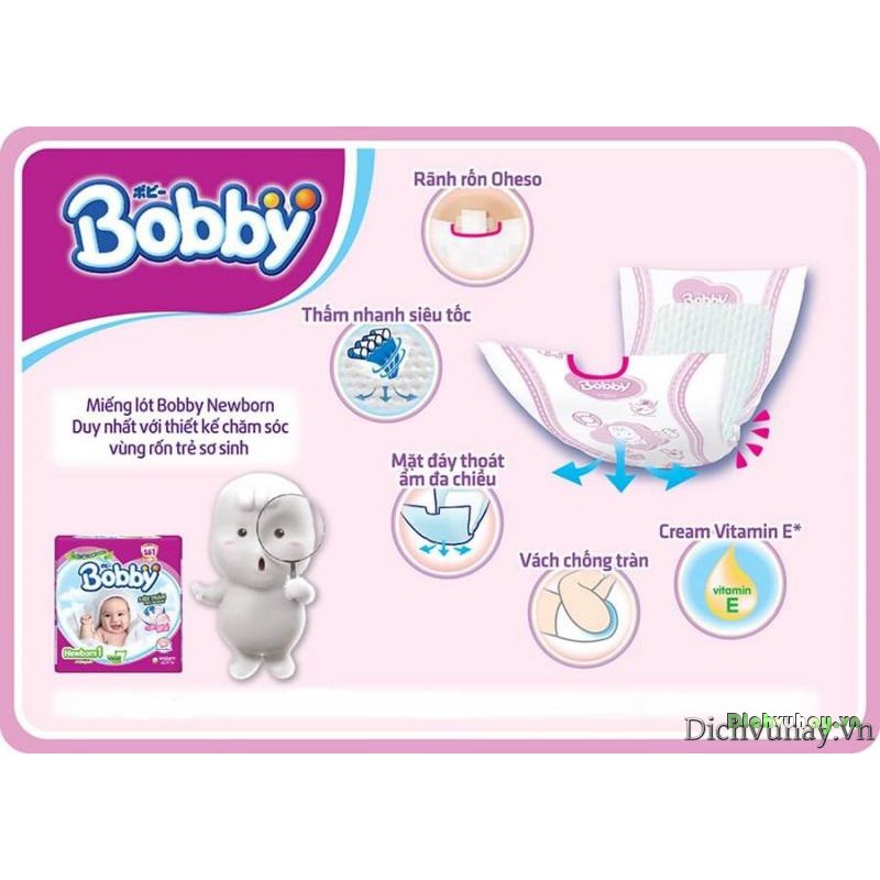 TÃ LÓT BOBBY NB2 60 miếng