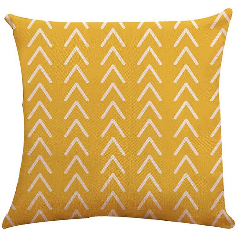 Vỏ Gối Tựa Lưng Ghế Sofa 18X18 ern Bằng Vải Lanh Dùng Trang Trí Ngoài Trời