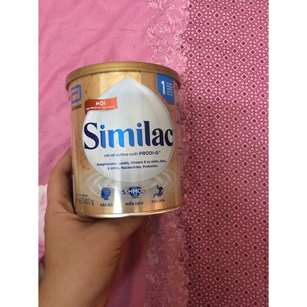 Sữa bột Similac 1 400g/lon Dinh Dưỡng 5G Mới