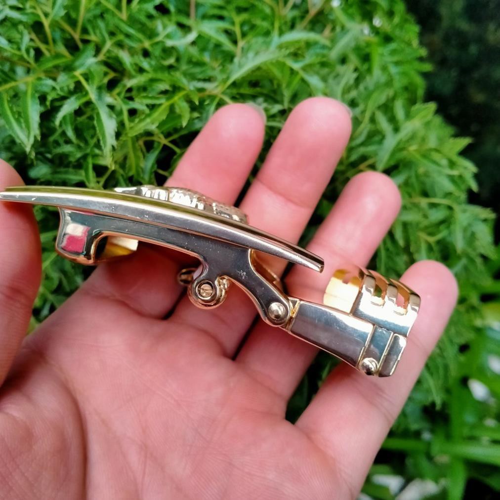 ✅Hàng Xịn✅ Mặt Khóa Cá Sấu Thắt Lưng Nam - Khóa Chống Gỉ Dùng Cho Thắt Lưng Da Có Rãnh Ở Giữa