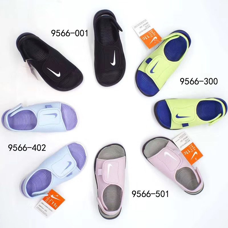 * Sẵn sàng Stock * Giày dép Nike Giày trẻ em Sunray Điều chỉnh 5 Dép trẻ em Giày dép cho bé Giày dép màu hồng thoải mái Nike cho giày 1-16 tuổi