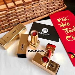 Son YSL Pur Couture - 83 Fiery Red ( cam cháy ).Hàng sẵn tại Lala parfum
