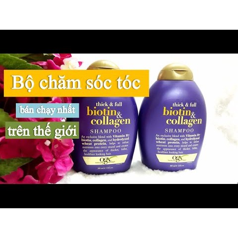 Bộ Dầu Gội Xả Biotin & Collagen 385ml/Chai