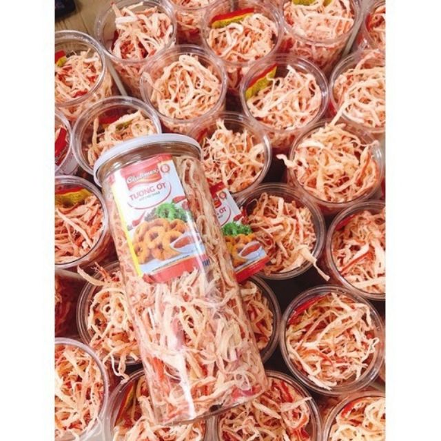 100gr mực xé sợi hấp nước dừa