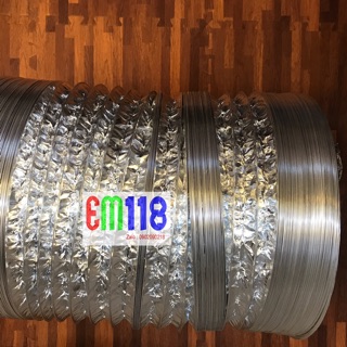 EM118 - Ống gió bạc D90 đến D200 - cuộn 1.5m