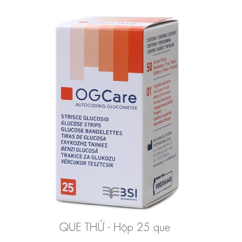 Que Thử Tiểu Đường OGCare