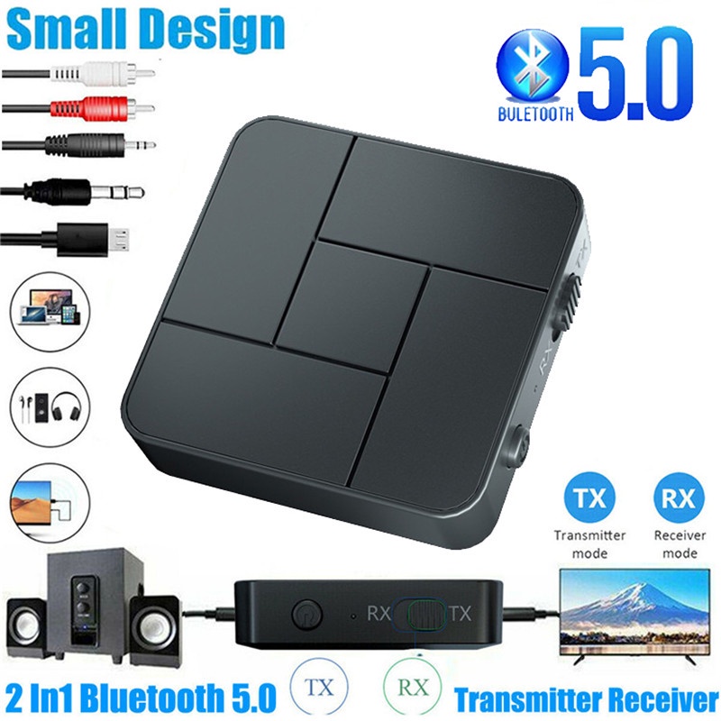 Thiết bị thu phát âm thanh bluetooth 5.0 2 trong 1 giắc cắm 3.5mm