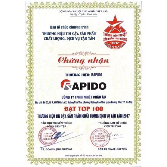 Máy sưởi gốm Rapido RCH2000 nhà tắm không gây khô da, quạt sưởi ấm mini mùa đông cho bé tiêu chuẩn Châu Âu