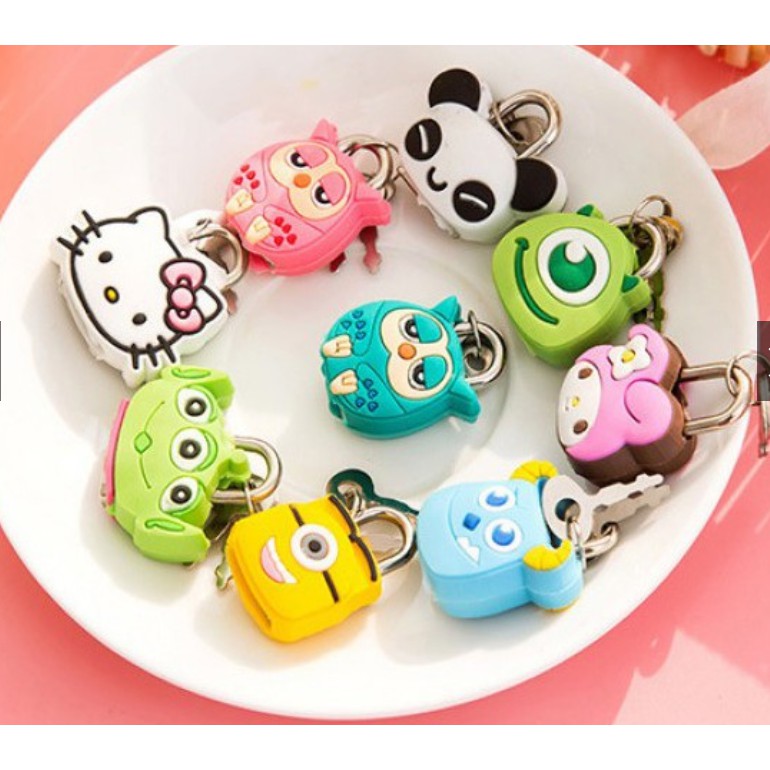 Ổ khóa hình thú kute mini