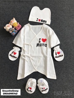 Set papa mama cho bé