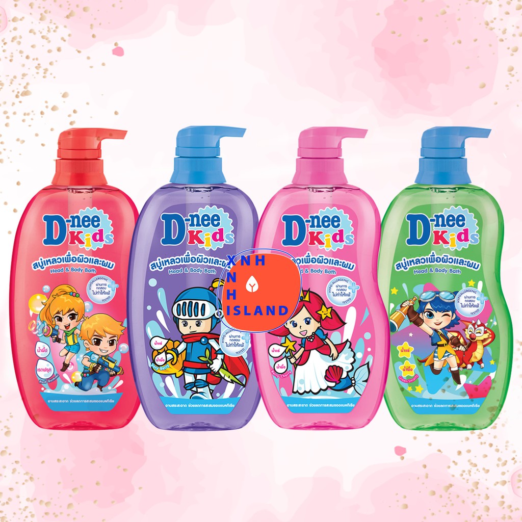 Sữa Tắm Gội Toàn Thân Dnee Kids Cao Cấp 2in1 Thái Lan - 400ml