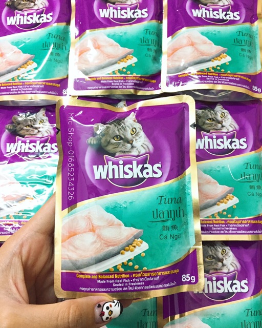 Pate whiskas cho mèo