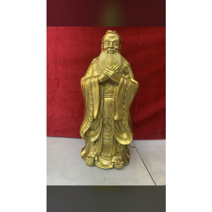 Tượng Khổng Tử bằng đồng nguyên chất