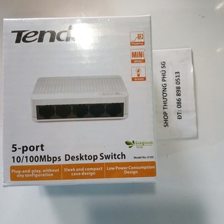 Bộ chia mạng Switch: Tenda S105 - 5 Port 10-100Mbps