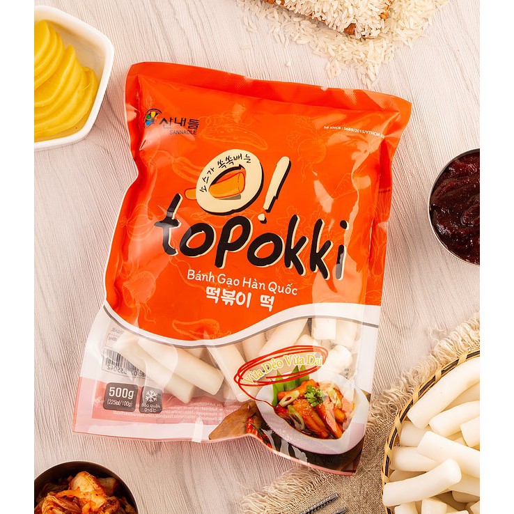 BÁNH GẠO HÀN QUỐC, TOKBOKKI 500G | BigBuy360 - bigbuy360.vn