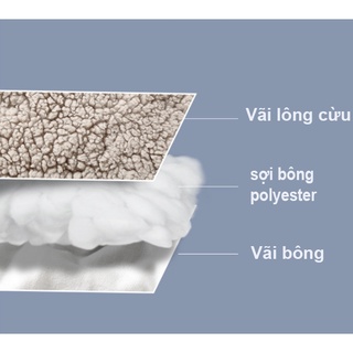 Chăn ngủ cho bé mùa đông cực ấm chất liệu lông cừu mềm mịm trẻ em từ 0-6 tháng tuổi