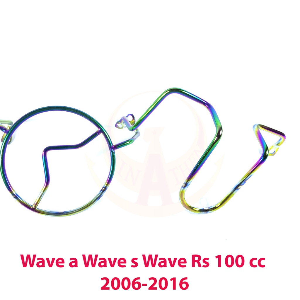 Ốp mũi dè và ốp lốc máy xe Wave a Wave s Wave Rs 100 cc đời 2006 đến 2016 - màu titan