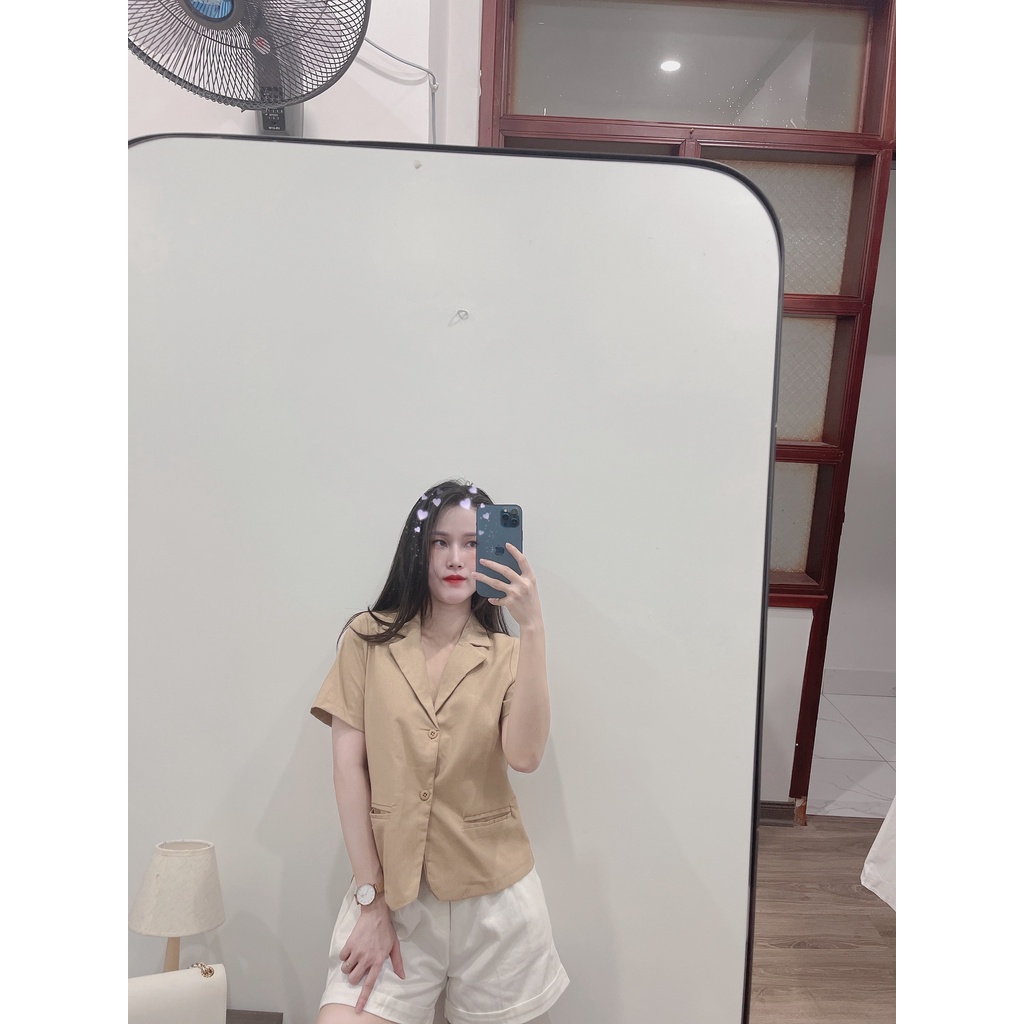 Vest cộc 2 khuy