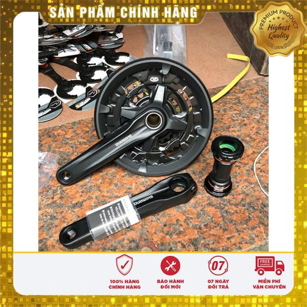 Đùi đĩa xe đạp thể thao Shimano Altus FC-MT210-22/32/44T và 22-36 -170mm kèm cốt rỗng BB-MT500 Chính hãng