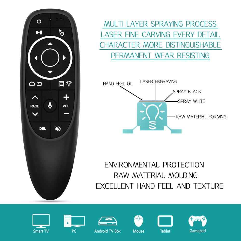 Điều khiển Chuột bay Voice G10s - Remote Mouse Air Voice sử dụng cho TV Box Học Lệnh Kèm Chức Năng Con Quay Hồi Chuyển