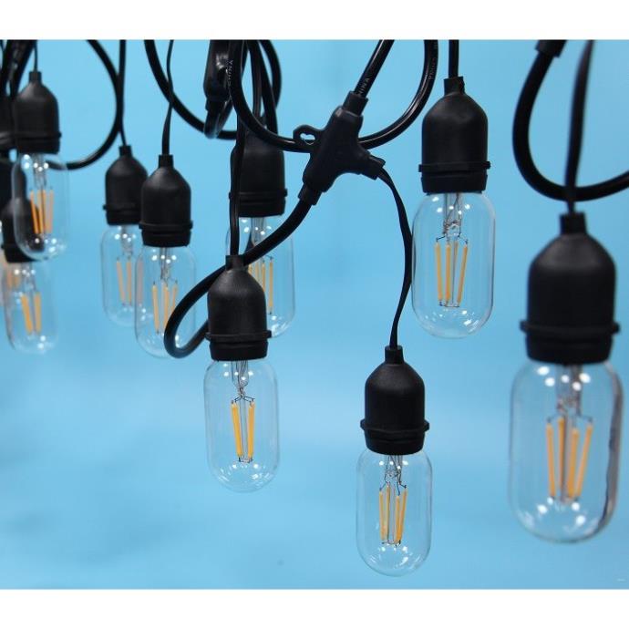 Dây đèn bóng led edison T45 7 mét 14 bóng 4w đèn trang trí