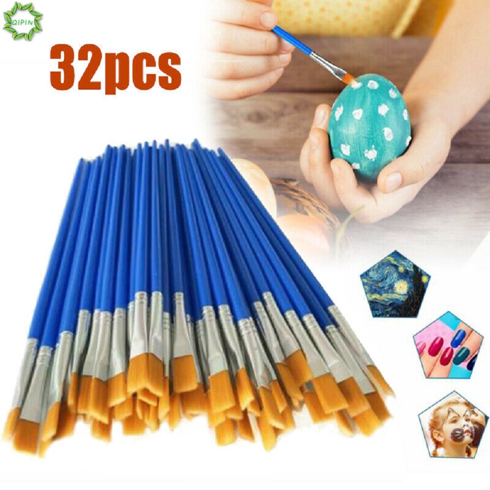Set 32 Cọ Vẽ Tranh Sơn Dầu Chuyên Dụng Cho Học Sinh