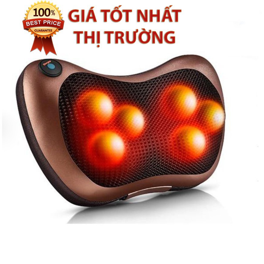 Gối massage hồng ngoại 6 bi từ nhà phân phối magic công nghệ TỪ NHẬT BẢN